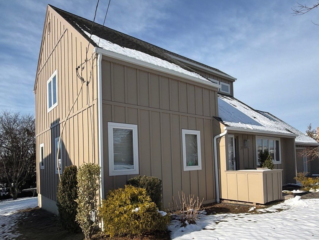 Old siding out, a full exterior upgrade in, photo 5